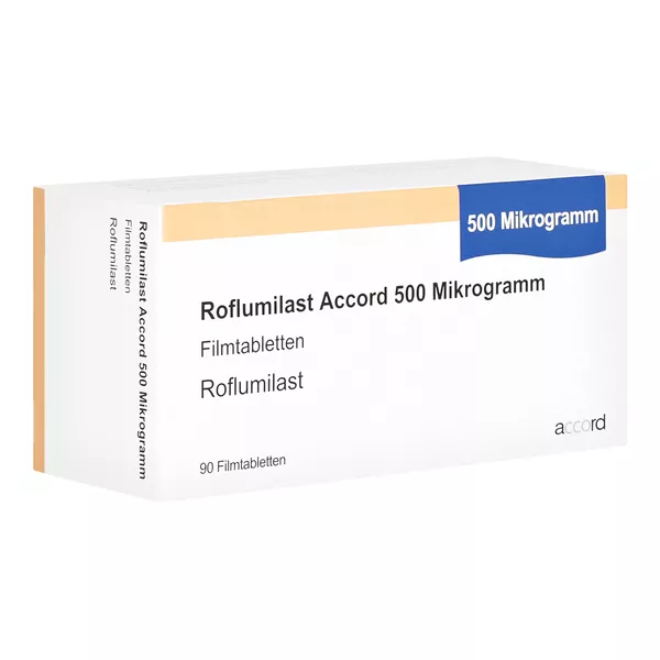 ROFLUMILAST Accord 500 Mikrogramm Filmtabletten 90 St