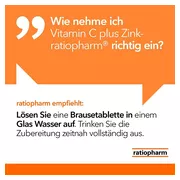 Vitamin C plus Zink-ratiopharm 20 St