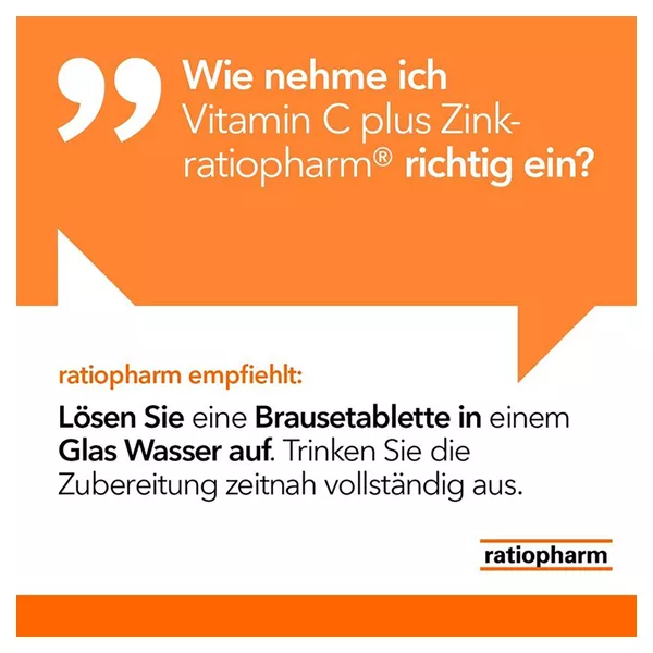 Vitamin C plus Zink-ratiopharm 40 St