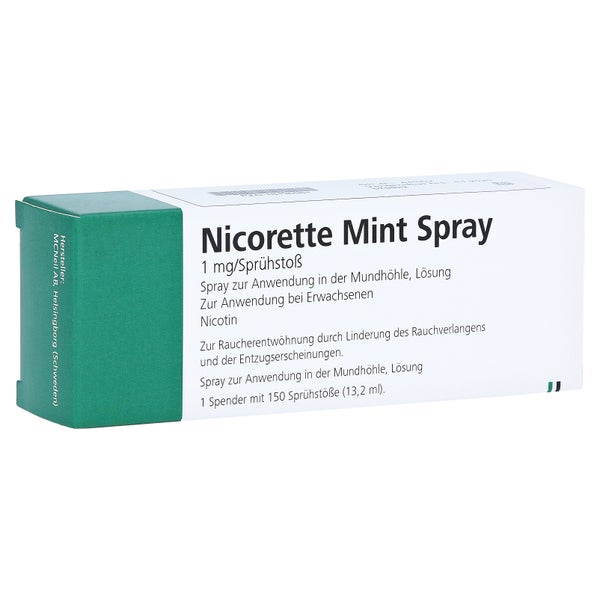 Nicorette Mint Spray 1 mg/Sprühstoß - Reimport 150 Sp