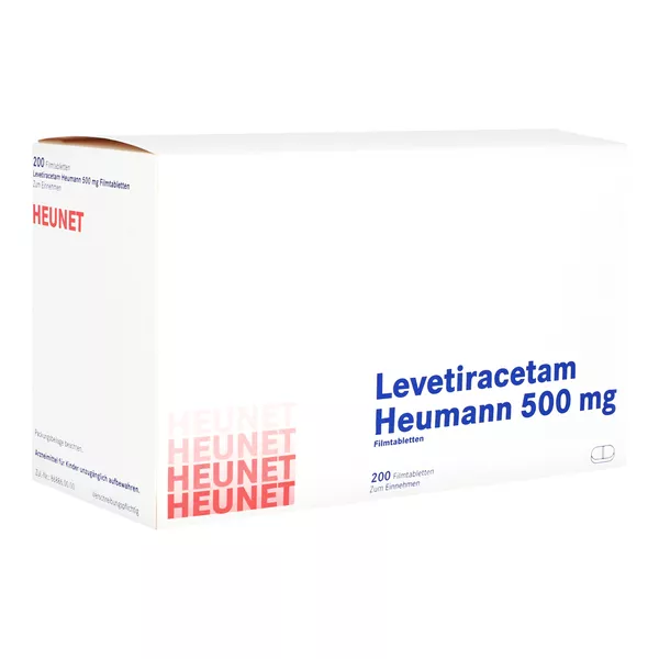 LEVETIRACETAM Heumann 500 mg Filmtabletten NET 200 St