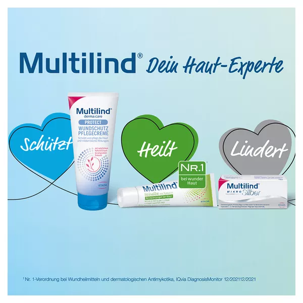 Multilind DermaCare Protect Wundschutz Pflegecreme 200 ml