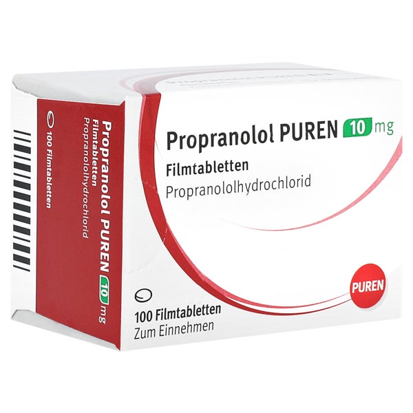 Propranolol Puren 10 mg Filmtabletten 100 St