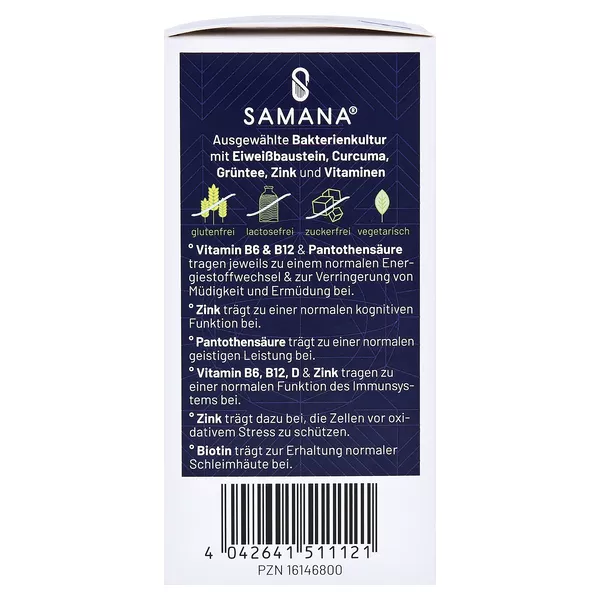 SAMANA FORCE - 10in1 Kapseln mit Bakterienkultur 60 St