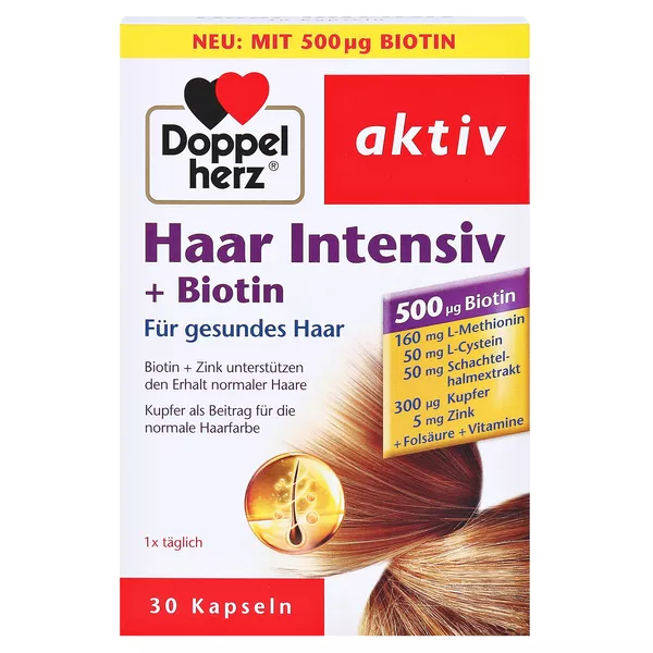 Doppelherz aktiv Haar Intensiv + Biotin 30 St
