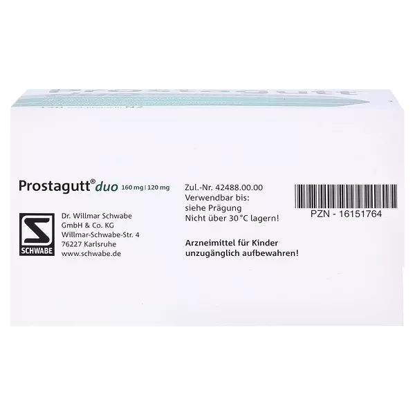Prostagutt duo 160 mg/120 mg, 120 St.