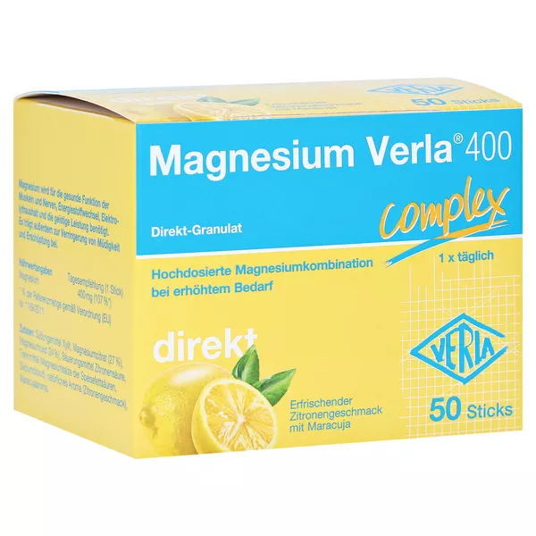 Magnesium Verla 400 Zitrone Direkt-Granu