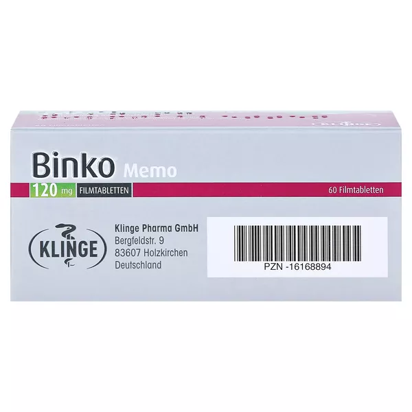 Binko Memo 120 mg Filmtabletten 60 St