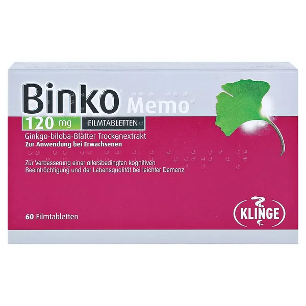 Binko Memo 120 mg Filmtabletten 60 St