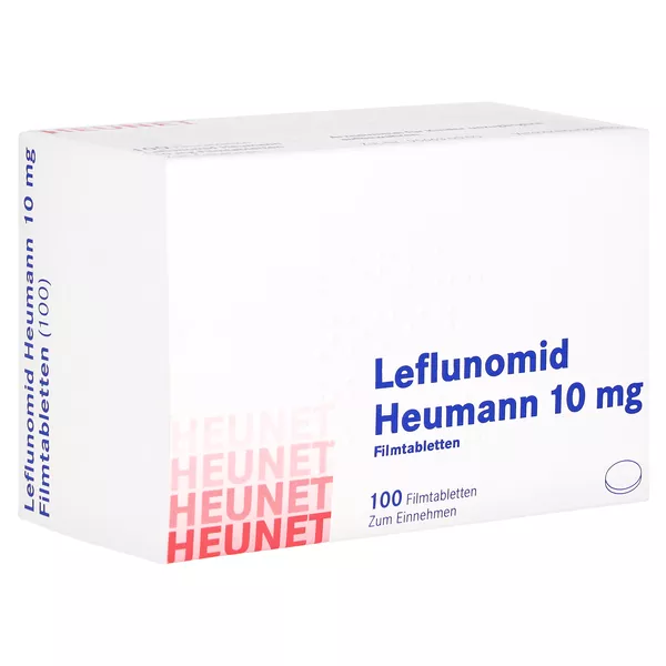 LEFLUNOMID Heumann 10 mg Filmtabletten Heunet 100 St