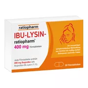 IBU-LYSIN-ratiopharm 400 mg Filmtabletten, 20 St.