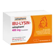 IBU-LYSIN-ratiopharm 400 mg Filmtabletten, 50 St.