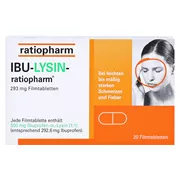 Ibu-lysin-ratiopharm 293 mg Filmtablette 20 St