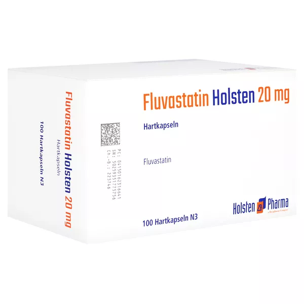 Fluvastatin Holsten 20 mg Hartkapseln 100 St