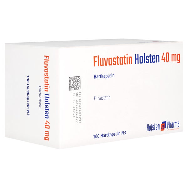 Fluvastatin Holsten 40 mg Hartkapseln 100 St