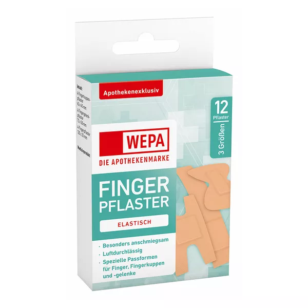 WEPA Fingerpflaster Mix 12 St