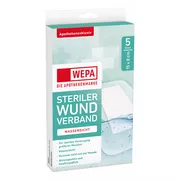 Produktabbildung: WEPA Wundverband wasserdicht 15 x 8 cm steril 5 St