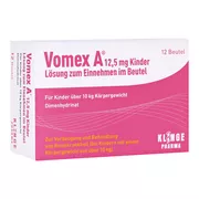 Produktabbildung: Vomex A® Lösung 12,5 mg Kinder