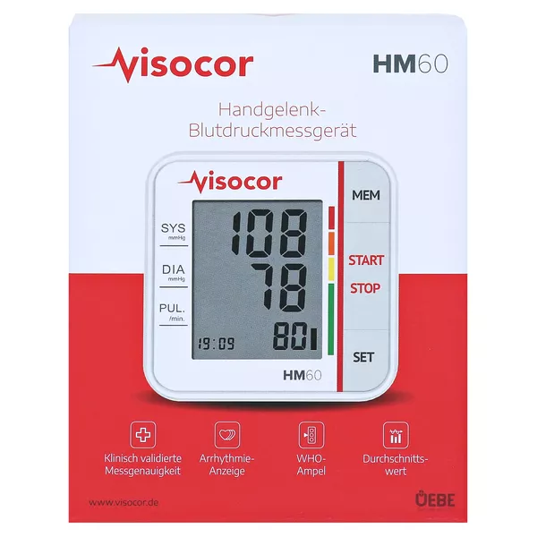 Visocor Handgelenk Blutdruckmessgerät HM 1 St
