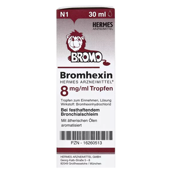 Bromhexin Hermes Arzneimittel 8mg/ml 30 ml