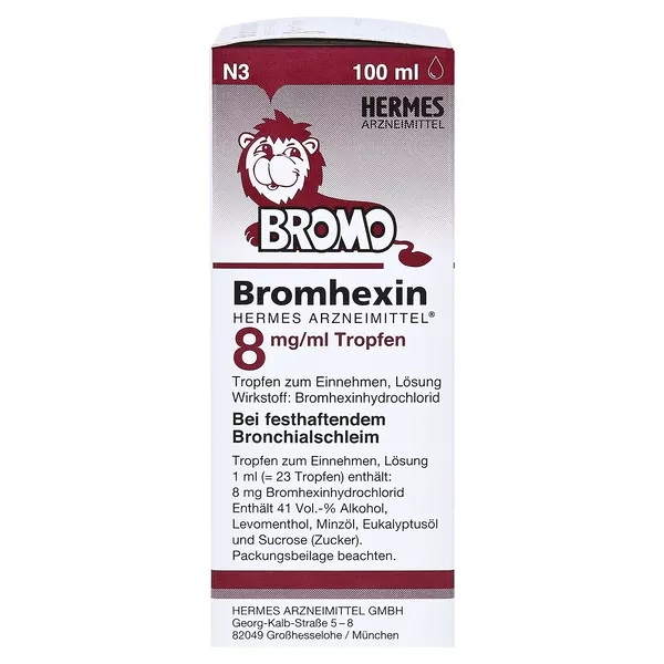 Bromhexin Hermes Arzneimittel 8mg/ml 100 ml