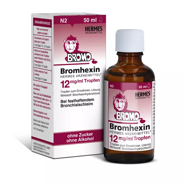 Bromhexin Hermes Arzneimittel 12mg/ml 50 ml