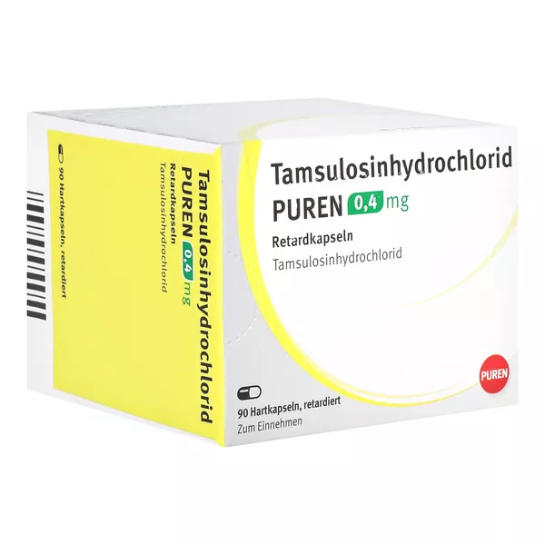 TAMSULOSINHYDROCHLORID PUREN 0,4 mg Retardkapseln 90 St