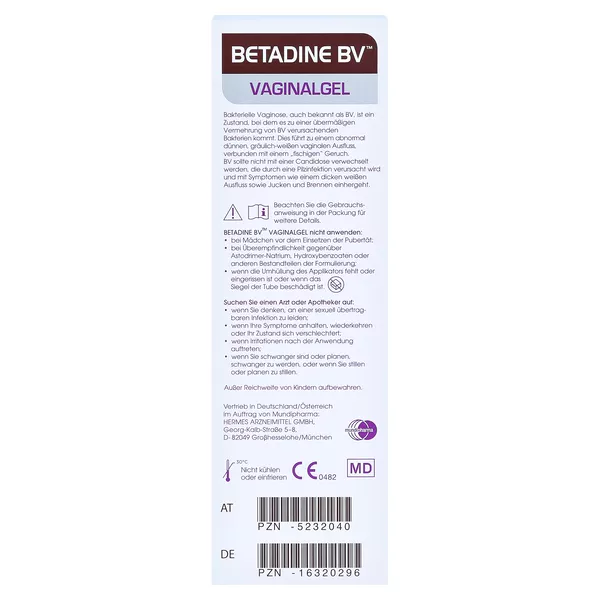 Betadine BV Vaginalgel 1% 40 g