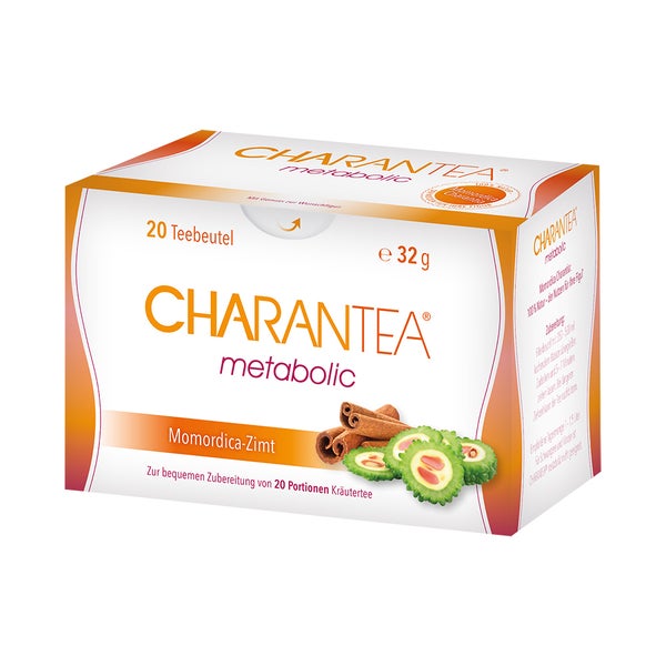 Charantea Metabolic Zimt Kräutertee Filt 20 St