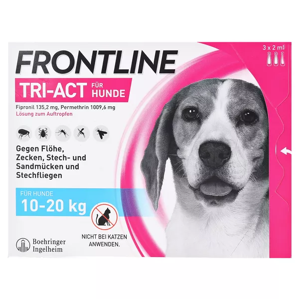 FRONTLINE TRI-ACT - Hund M 10-20 kg 3 St