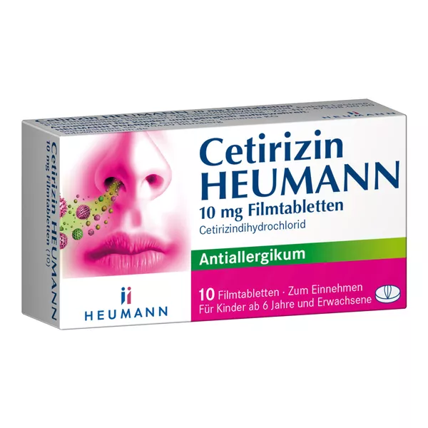 Cetirizin HEUMANN 10 mg 10 St