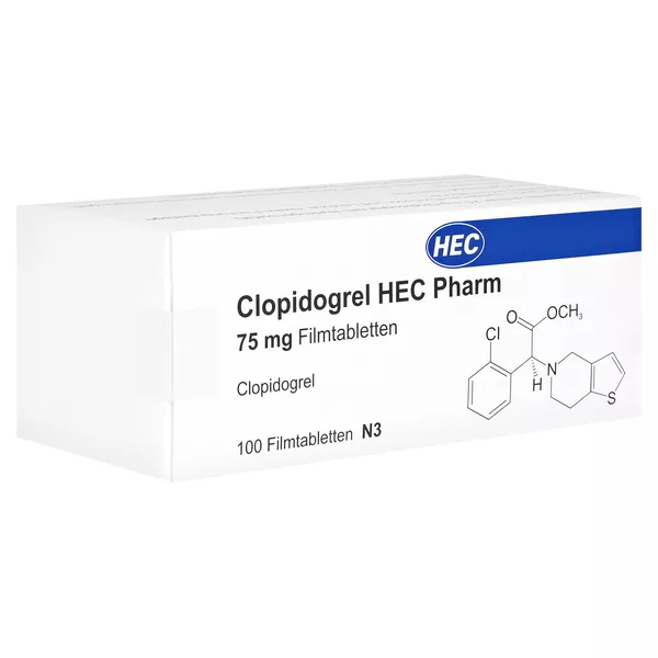 CLOPIDOGREL HEC Pharm 75 mg Filmtabletten 100 St