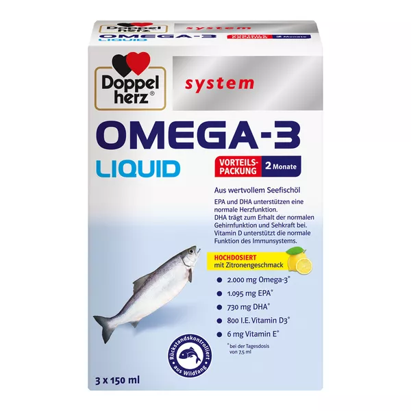 Doppelherz system Omega-3 Liquid