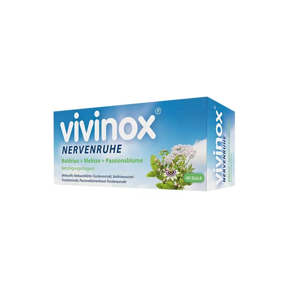 Vivinox Nervenruhe Beruhigungsdragees bei Unruhe und Einschlafstörungen 40 St