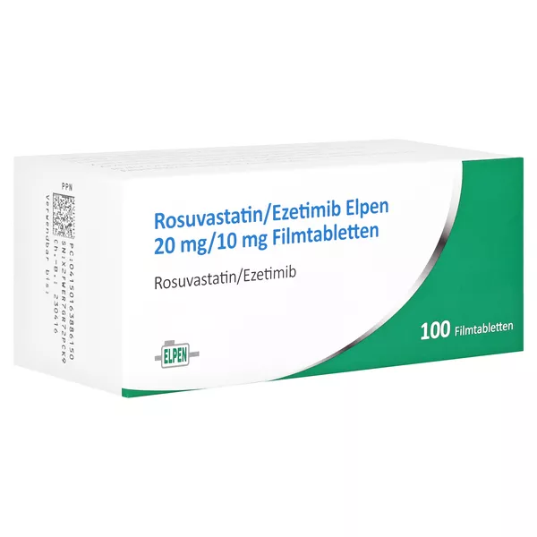 ROSUVASTATIN/Ezetimib Elpen 20 mg/10 mg Filmtabl. 100 St