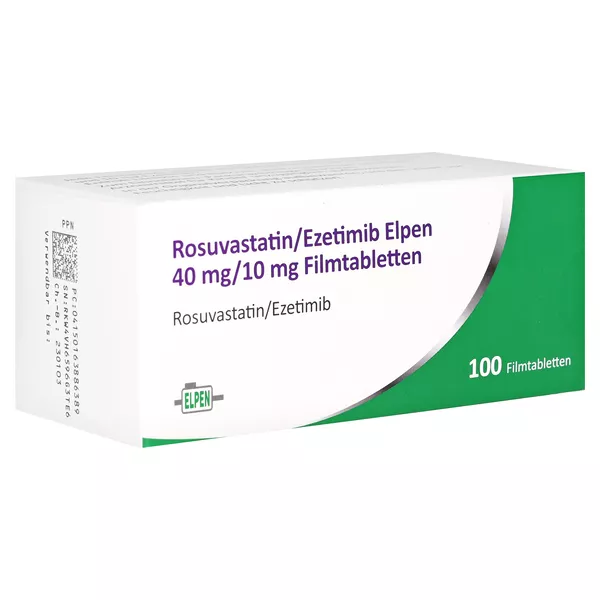 ROSUVASTATIN/Ezetimib Elpen 40 mg/10 mg Filmtabl. 100 St
