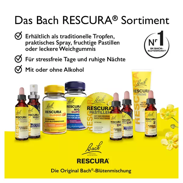Bach RESCURA NIGHT Spray alkoholfrei 20 ml