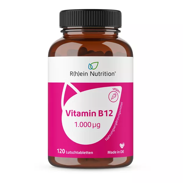 Vitamin B12 1.000 µg Lutschtabletten vegan 120 St