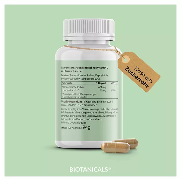 Biotanicals Vitamin C 120 St
