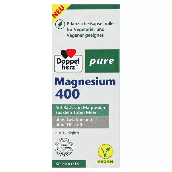 Doppelherz pure Magnesium 400 60 St