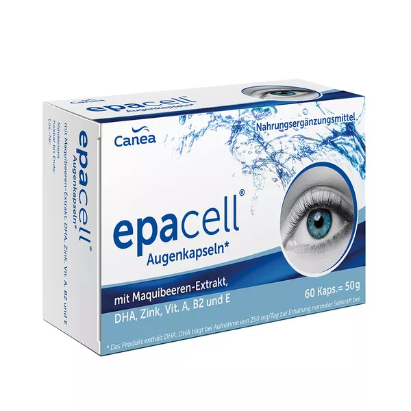 Epacell Augenkapseln mit Maquibeere + DHA + EPA, 60 St.