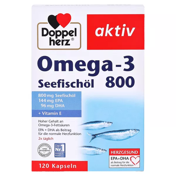 Doppelherz Omega-3 800 Seefischöl 120 St