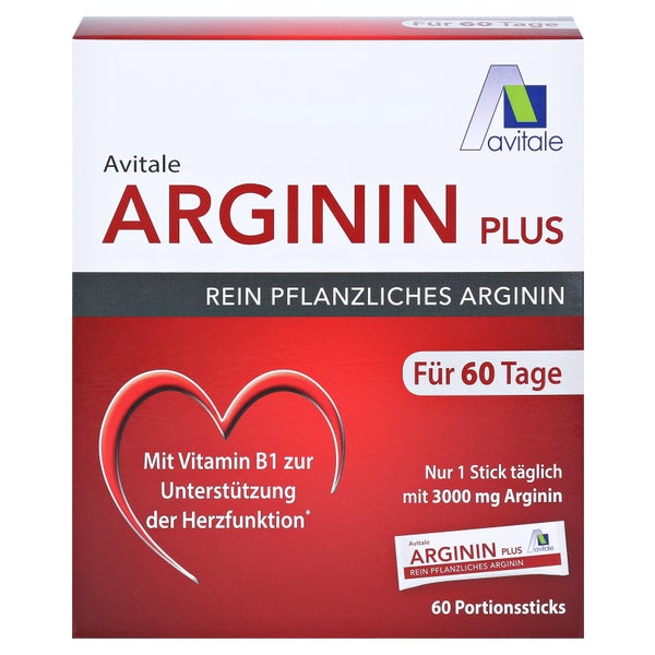 Arginin Plus Vitamin B1+B6+B12+Folsäure Sticks 60X5,9 g