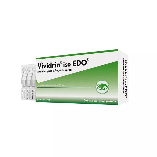 Vividrin iso EDO antiallergische Augentropfen 30X0,5 ml
