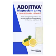 Additiva Magnesium 375mg +Vitamin B + Vit C 20X6 g