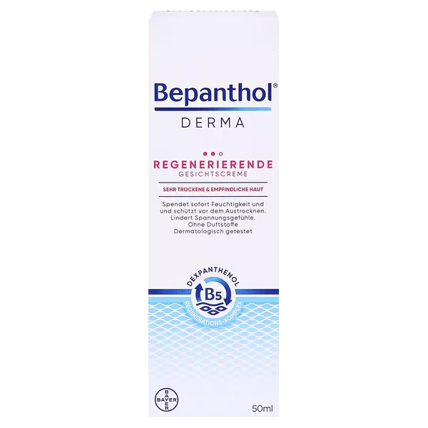 Bepanthol® DERMA Regenerierende Gesichtscreme, 50ml Pumpflasche 1X50 ml