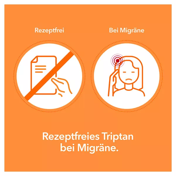 Sumatriptan-ratiopharm bei Migräne 50 mg 2 St