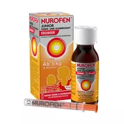 Nurofen Junior Fieber- & Schmerzsaft Erdbeer 150 ml