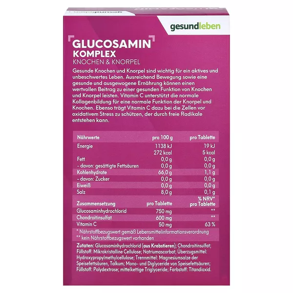 Gesund Leben Glucosamin Komplex Tablette 60 St