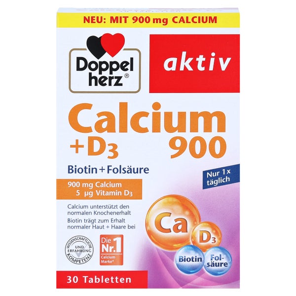 Doppelherz Calcium 900 + D3 30 St
